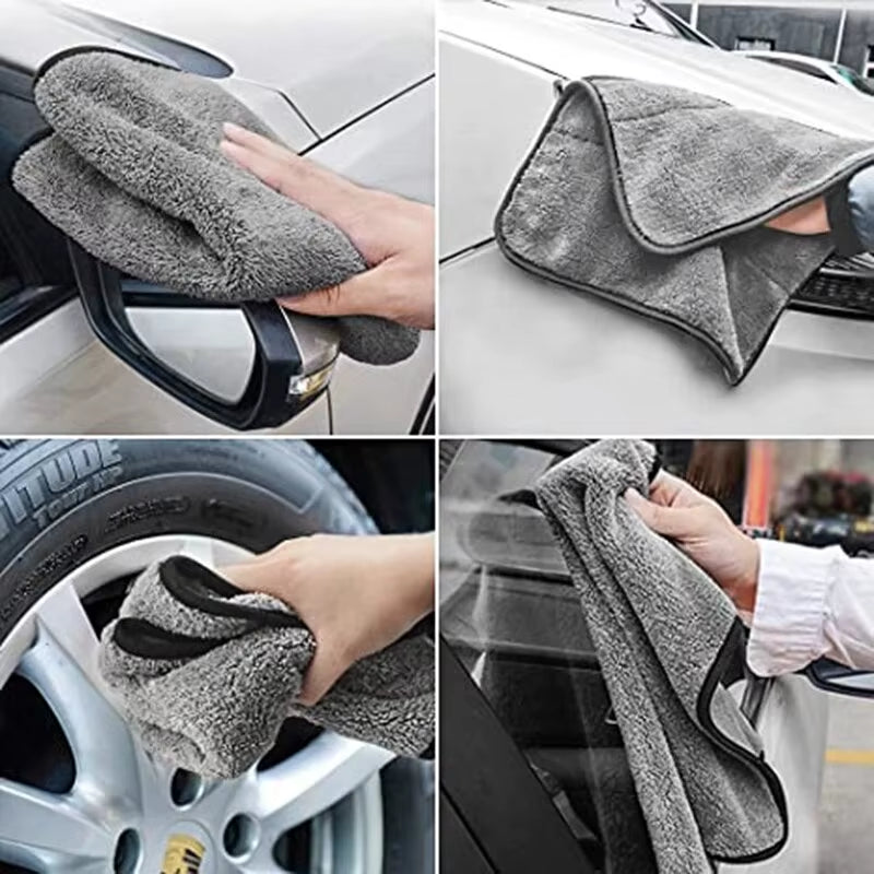 Microfiber Towel Car Wash Accessories Super Absorbency Car Cleaning Cloth Premium Microfiber Auto Towel One Time Drying