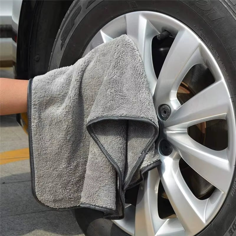 Microfiber Towel Car Wash Accessories Super Absorbency Car Cleaning Cloth Premium Microfiber Auto Towel One Time Drying