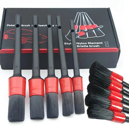 Detailing Brush Set Car Brushes Car Detailing Brush for Car Cleaning Detailing Brush Dashboard Air Outlet Wheel Brushes